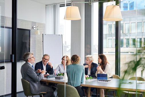 Group Of Business People In The Conference Room