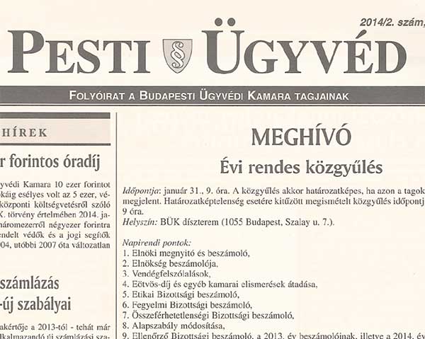 Pesti Ügyvéd